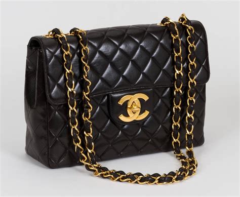 black chanel bag big